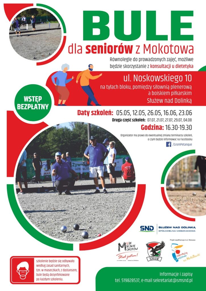 Bule dla seniorów z Mokotowa